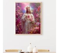 5D Diamond Painting Adulti, Fiore Diamond Painting Kit Completo, Uomo Diamantini Crystal Art, Strass Ricamo a Punto Croce, Hobby Creativi Adulti Decorazioni da Parete e Casa Regalo 40x50cm PjY5669 G-A