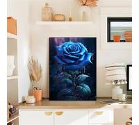 5D Diamond Painting Adulti Rosa della Natura,diamond painting kit Completo,Diamanti painting per principianti,Pittura Diamante DIY Crystal Art Kit per Decorazioni Casa Regali,Square Drill/18x26inch