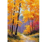 5D Diamond Painting Albero, DIY Diamond Painting Kit Completo Pianta, DIY Pittura a Diamante, Diamantini Crystal Art Kit, 5D Dibujos con Diamantes, pour Decorazioni Casa, Regalo Donna, 90x120cm 1-6048