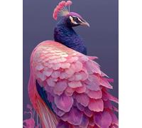 5D Diamond Painting Animale, Diamond Painting Kit Completo Peacock, DIY Quadri con Perline Kits, Passatempo per Adulti, Dibujos con Diamantes Crystal Art, Regalo, Decorazioni Casa, 90x120cm 3-3777