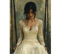 5D Diamond Painting Donna Diamond Painting Adulti Figura 40x55cm Passatempo per Adulti, DIY Diamantini Crystal Art, Mosaico Pittura Diamante per Regalo Decorazioni, Quadrato Diamantiny - FZ250947T