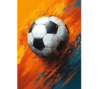 5D Diamond Painting kit, Calcio Pittura Diamante Calcio Diamond Painting Adulti Fai da Te Mosaico Strass Croce Ricamo a Punto per Adults, Decorazioni Parete, Regalo Donna 90x120cm -bby2507E7AX0C