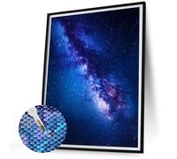 5D Diamond Painting Kit Completo Astratto Diamond Painting Grandi Dimensioni 60x80 Cielo Stellato Pittura Diamante Adulti DIY Diamantini Crystal Art Pittura Diamante Kit, Hobby Creativi Adulti N-623