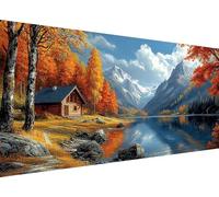 5D Diamond Painting Kit Completo,autunno Diamond Painting Grandi Dimensioni 30x60 CM,Pittura Diamante Fai Da Te per Adulti Albero Crystal Art Strass Ricamo Kit, Decorazioni Casa Regali Natale L1-351