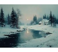 5D Diamond Painting Kit Completo Case Pittura Diamante per Adulti, Albero iamond Painting Fai da Te Crystal Art Kits, a Punto Croce Artigianale per Decorazione da Casa, Regalo 130x100cm, Model 579