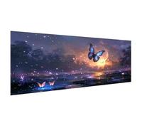 5D Diamond Painting Kit Completo Cielo stellato Diamond Painting Farfalla Pittura Diamante Adulti,Quadri con Perline,DIY Diamantini Crystal Art Hobby Creativi Adulti,Decorazioni Casa 180x90cm X2-157