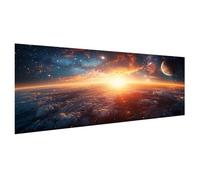 5D Diamond Painting Kit Completo Cielo stellato Diamond Painting Pianeta Pittura Diamante Adulti,Quadri con Perline,DIY Diamantini Crystal Art Hobby Creativi Adulti,Decorazioni Casa 220x100cm X2-197