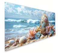 5D Diamond Painting Kit Completo, Conchiglia Pittura Diamante Stella marina Diamond Painting Grandi 80x160cm, Hobby Creativi Adulti, DIY Strass Ricamo a Punto Croce Pittura Bambini, Decora Casa G2-26