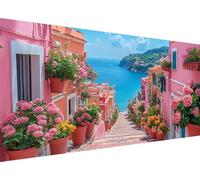 5D Diamond Painting Kit Completo,costiero Diamond Painting Grandi Dimensioni 70x140 CM,Pittura Diamante Fai Da Te per Adulti strada Crystal Art Strass Ricamo Kit,Decorazioni Casa Regali Natale L1-429