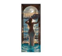 5D Diamond Painting Kit Completo, Diamond Painting Bambini, DIY Donna Quadri Da Dipingere Numerati con Diamantini, Città dell'acqua Strass Ricamo a Punto Croce Kit Pittura Adulti 130 x 50cm ZSDH-2369