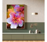 5D Diamond Painting Kit Completo,Fiore della natura Fai da te Pittura Diamante per adulti,Round Strass Ricamo a Punto Croce diamond painting art per Decorazione Interna Parete 85x105cm