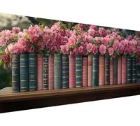 5D Diamond Painting Kit Completo,fiore Diamond Painting Grandi Dimensioni 20x40 CM,Pittura Diamante Fai Da Te per Adulti Albero Crystal Art Strass Ricamo Kit per Decorazioni Casa Regali Natale L1-651