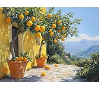 5D Diamond Painting Kit Completo Paesaggi Diamond Painting Albero Pittura Diamante Kit Ricamo a Punto Croce Artigianale, Diamante Disegni con Perline da Attaccare, Decorazioni Parete 40x55cm, Model699