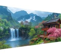 5D Diamond Painting Kit Completo,paesaggio Diamond Painting Grandi Dimensioni 40x80 CM,Pittura Diamante Fai Da Te per Adulti Autunno Crystal Art Strass Ricamo Kit,Decorazioni Casa Regali Natale L1-387