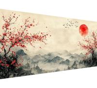 5D Diamond Painting Kit Completo,paesaggio Diamond Painting Grandi Dimensioni 70x140 CM,Pittura Diamante Fai Da Te per Adulti Albero Crystal Art Strass Ricamo Kit,Decorazioni Casa Regali Natale L1-537