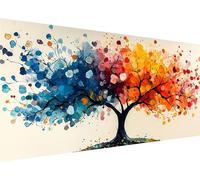 5D Diamond Painting Kit Completo,paesaggio Diamond Painting Grandi Dimensioni 90x180cm,Pittura Diamante Fai Da Te per Adulti Albero Crystal Art Strass Ricamo Kit,Decorazioni Casa Regali Natale L1-505