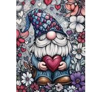 5D Diamond Painting Kit Completo, Pittura Diamante Fai da Te per Adulti, Trapano Rotondo Full Drill 70x90cm, Mosaico Strass Cristallo Ricamo a Punto Croce Artigianale, Nano Amore Decorazione Casa H-5