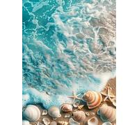 5D Diamond Painting Kit Completo Stella marina Diamond Painting Adulti Conchiglia Pittura Diamante 40x60cm, DIY Diamantini Crystal Art Ricamo a Punto Croce Quadri con Perline, Decora Casa 6X-739