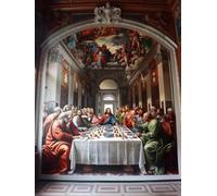 5D Diamond Painting Kit Completo, Ultima cena Diamond Painting Adulti Bambina, Diamond Art Festa Kit Pittura Diamante, Girare Diamantini Crystal Art Hobby Creativi Adulti, Decorazione Casa 40x50cm u-0