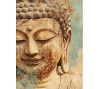 5D Diamond Painting Kit Completo zen Diamond Painting Adulti Figura Pittura Diamante Disegni con Perline da Attaccare, Diamantini Crystal Art Artigianato per Decorazione Parete Camera 40x50cm L-489