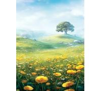5D Diamond Painting Kit, Natura Pittura Diamante Prateria Diamond Painting Adulti Fai da Te Mosaico Strass Croce Ricamo a Punto per Decorazioni Casa Camera da Letto, Regalo Donna 35x50cm -yym25073A