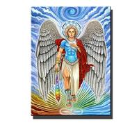 5D Diamond Painting Kit, San Michele Arcangelo Completo Trapano Fai da Te Pittura Diamante, Strass Ricamo Pittura a Punto Croce Arte Mestiere per La Decorazione Parete Casa 40x50cm