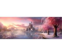5D DIY Diamond Painting, Albero Del Castello Fai da te Grandi Pittura Diamante Kit Completo, Diamond Art a Punto Croce, Diamond Painting Accessori per Adulti, for Home Decor 65x190 cm/26x75 Inch M-430