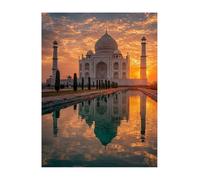 5D DIY Diamond Painting Bambina & Adulti - Taj Mahal Kit Pittura Diamante Completo, paesaggio Diamantini Crystal Art con Disegni Creativi, Quadri per Hobby e Decorazione Casa Interna 30x40 cm KSWF52