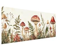 5D Fungo Diamond Painting Kit Completo per Adulti, Kit di Pittura con Diamanti Retro 5D Fai Da Te, Diamond Painting Kit Punto Croce Rhinestone Embroidery Art Craft per Decorazioni Casa 150x60cm G-58