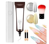 5D Gel Per Unghie | Colla Decorativa Per Unghie - Soluzione Facile per Principianti Ideale per Salone Casa e Eventi come Matrimoni Feste Donne e Ragazze