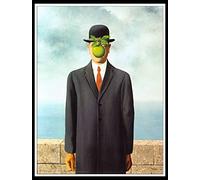 5D Kit-Per-Pittura-Diamante,Diamond Painting 5D Fai Da te con il numero Diamanti kit per ricamo a punto croce Mosaico Painting,Il figlio dell'uomo di René Magritte