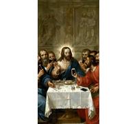 5D L'Ultima Cena Diamond Painting Kit Completo per Adulti Principianti, Uomo Pittura Diamante Painting Kit Ricamo a Punto Croce Artigianale, DIY Diamantini Crystal Art per Decorazioni 60x30 cm o-8902