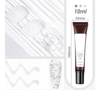 5d Nail Gel, Fashionable Nail Molding Glue, Non-Sticky Sculpting Ideal for Gatherings, Formal Events, Holidays, Home Use, Daily Wear, Weddings, and Professional Salon Art Styling