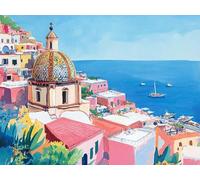 5D Paesaggi Diamond Painting Kit Completo, Diamond Painting Città Motivo Design, DIY Pittura Diamante Crystal Art Strass Ricamo a Punto Croce Kit, Decorazioni Parete, Regali Donna, 100x135cm, Model631