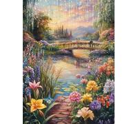 5D Paesaggio Diamond Painting Colorato Diamond Painting Kit Completo, Pittura Diamante Adulti Bambini Diamantini Crystal Art Strass Ricamo Punto Croce Arte Fai da Te, Decorazione Murale 35x50 cm Q4-82