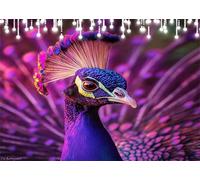 5D Pavone Diamond Painting Kit Completo, Pittura Diamante Animale Diamond Painting Adulti Diamantini Crystal Art Bambini Pittura Diamante Fai da Te Ricamo Punto Croce, Decorazioni Casa 20x30 cm X4-77