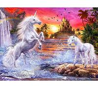 5D Pittura Diamante Dipinto Unicorno Diamond Painting Kit Completo,Ricamo,Strass,Punto Croce,Arte E Artigianato,Decorazione Per Casa E Pareti