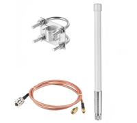 5dBi 915MHz Antenna LoRaWAN Compatibile con Meshtastic, ESP32, LoRa32, OLED Board e Elio Hotspot come Nebra, Bobcat 300, SenseCAP M1 - IP65, bassa perdita, cavo RG402 da 3,3 ft con adattatore