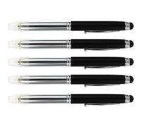 5er-Pack Kugelschreiber mit LED-Stiftspitze, 3-in-1-Stift