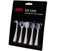 5er Set Sostituzione Dente Plug-In Spazzole Colorato Anelli Modelli per AEG Ezs