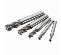 5er tornio geraden schaftfraesen hss4 CNC Flauto End Mill fresa trapano fresa Strumento Drill Bit 4/6/8/10/12 mm