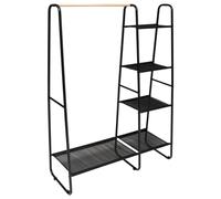 5five - appendiabiti artemis a 4 ripiani nero