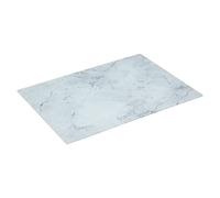 5five - bordo di vetro decorativo 40 x 30 marmo bianco