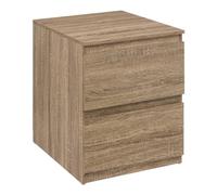 5five - cassettiera dolo a 2 cassetti effetto legno naturale