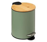 5five - cestino a chiusura morbida 3l trio verde kaki