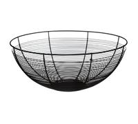 5five - cestino in ferro nero da 32 cm