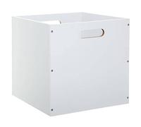 5five - cestino in legno mix n modul 31x31cm bianco
