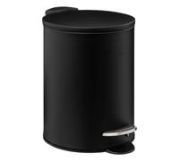 5five - cestino in metallo soft close 3l colorama nero