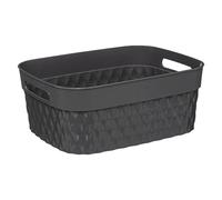 5five - cestino in plastica disco 8,5l grigio