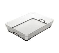 5five - cestino in plastica duo 6,7l taupe
